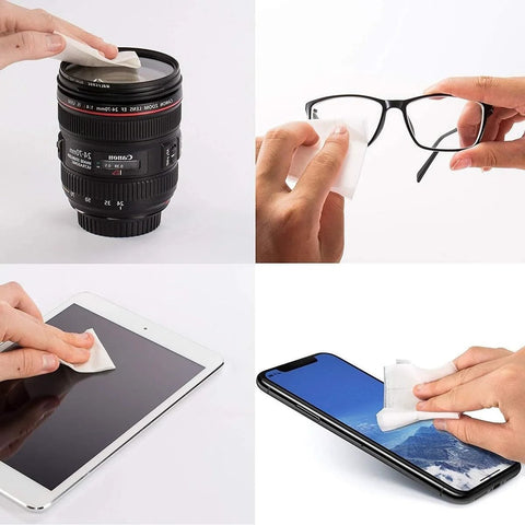 Lens cleaning paper lint-free tissue, 4x3 in, used on camera lens, eyeglasses, tablet, and smartphone screens (250 sheets)