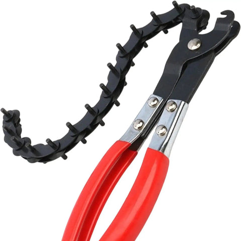 Exhaust Pipe Cutter Tool For 3/4 To 3-1/4 Inch Tailpipes And Tubing, Lubricated Wheel Mechanism For Smooth, Easy Cuts, Heavy-Duty Cutter For PVC Copper Steel Exhausts, Ideal For Tailpipe And Catalytic Converter Repairs, red-handled pipe cutter