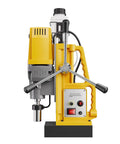 Heavy Duty Magnetic Drill Press With 1400W Copper Motor And Rock Solid 2922 Lbf Holding Force Delivers Smooth 0 To 750 Rpm Variable Speed for flat steel boring.