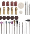 Badass 34 Piece Electric Rotary Tool Accessory Kit For Grinding Polishing with various grinding bits and brushes.