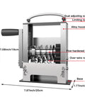 Go To Wire Stripping Machine For Scrap Copper Cable, Electric Hand Crank Dual Power Stripper with alloy housing and over-wire roller.