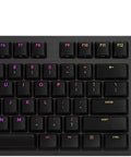 Elite Mechanical Gaming Keyboard Built For Precision With Smooth Brown Tactile Switches And Stunning Per Key RGB Backlighting, top view