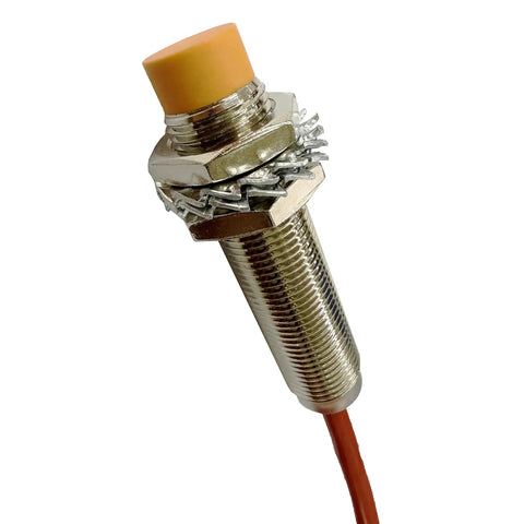 Built Tough M12 Inductive Proximity Sensor Switch No IP67 Waterproof For Tough Environments, 200°C High Temperature, Metal Probe