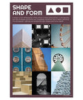 7 Poster Elements Of Photography Set For Art Classrooms And Teachers, Shape and Form section, 12x18 inches, Made in USA.