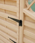 Pack Of 8 Black Pintle Strap Hinges 11.75 Inch Offset Colonial Shutter Hardware Built To Last With Wrought Iron Rust Resistant