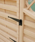 Pack Of 25 Black Wrought Iron Offset Pintle Strap Hinges For 11.75 Inch Colonial Lift Off Shutter And Gate With 2 Inch Offset, mounted on gate