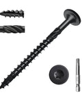 3 Inch Deck Screws 50 Count Beefed Up Heavy Duty Structural Wood Screws Rust Resistant Timber Screws For Timber Log And Landscaping Wood With T30 Star Bit ACQ Treated Wood Compatible Outdoor Construction Ready For Decks Fences And Landscaping Projects