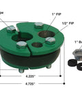 4 Inch Cast Iron Well Seal Cap With Split Top Plate And 1 Inch Drop Pipe For 4 Inch Well Casing Easy Install Workhorse Heavy Duty
