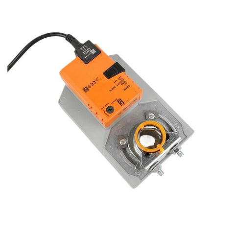 Rock Solid 40Nm 24V Ac Dc Damper Actuator Featuring Plug And Play Wiring For Hvac Air Control Dampers and Ventilation Systems view from top