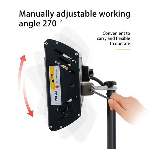 Angle adjustment of Pro Grade Infrared Paint Curing Lamp 2000W Shortwave Heat Lamp For Auto Body Coatings with bracket
