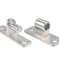 Heavy duty stainless steel gate hinges with 304 construction for outdoor durability. 4.6 inch length, rust resistant hardware for garden doors.
