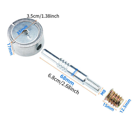 Heavy Duty No Tools Needed Furniture Fastening Fittings For Beds And Tables, Easy Assembly Cam Lock Connectors, components shown