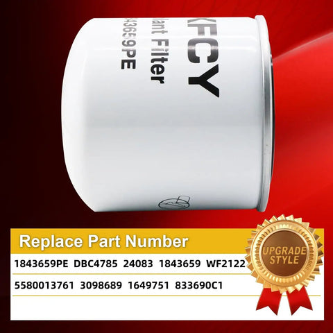 Heavy Duty Coolant Spin On Oil Filter Replacement For Paccar MX11 MX13 MX300 MX375 MX485 Engines And Kenworth Peterbilt Trucks