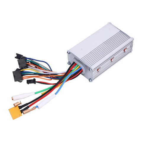 48V 25A 1200W Brushless Motor Speed Controller For Electric Bicycles Scooters ATVs Go Karts Tricycles And Mopeds Delivers Precise Power Management For Smoother Rides On Urban Streets Trails And Off Road Adventures aluminum controller with wiring