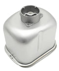 Rectangle Bread Machine Baking Bucket For Two Pound Loaf Dough Dead Simple Twist Lock Design Heavy Duty Kitchen Workhorse That Handles The Daily Grind And Bakes Flawlessly, silver alloy baking pan.