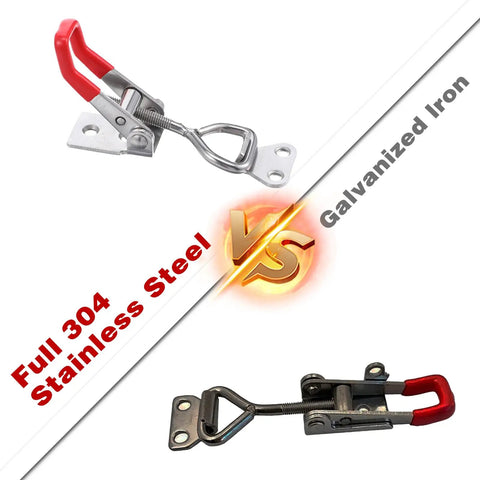 4 Pack Toggle Latch Clamp Set 304 Stainless Steel Quick Release Latches with 396 Lbs Holding Capacity comparison image