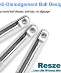 3 Piece Socket Extension Bar Set With 1/2 Inch Drive Chrome Vanadium Steel Impact Extensions, showcasing anti-dislodgement ball design.