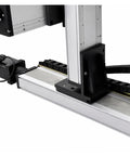 Gantry Type Ball Screw Xy Linear Motion Stage Rig for CNC Machining showing heavy duty aluminum components and smooth travel.