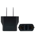 European To US Plug Adapter 2 Pack Type E F To Type A B Fireproof CE Certified 120V 220240V 6A Travel Ready Versatile Outlet Converter