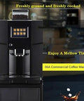 Front view of High Power 1300W Espresso Machine Coffee Maker With Fully Automatic Pump System for home office use.