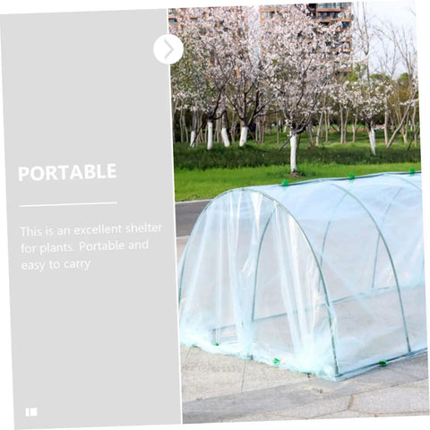 Flower Greenhouse Plant Cover With Bracket For Outdoor Garden Use Weatherproof Plastic Mini Greenhouse For Vegetables And Flowers Portable Shelter With Clear See Through Design Rainproof And Durable Garden Protector