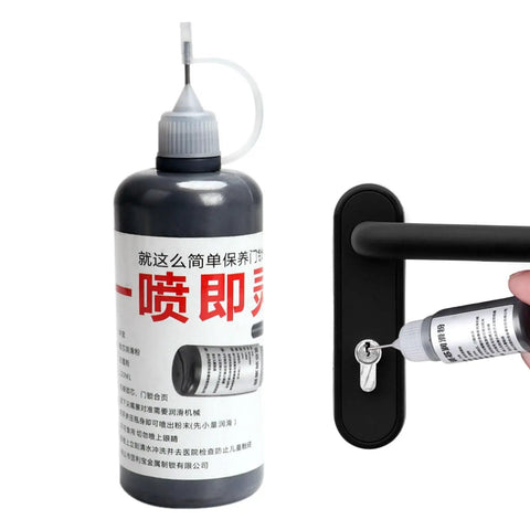 Graphite Powder Lubricant For Locks And Hinges 15ml Non Greasy Multi Purpose Lubricating Powder applied to keyhole