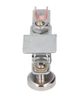 Heavy Duty Magnetic Welding Ground Clamp With Super Strong Magnetism secure hold and conductive rod design close-up view.
