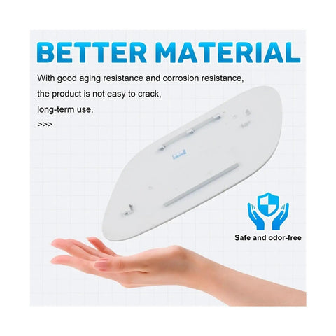 Premium Exterior Charging Port Cover And Fuel Tank Door Cap Compatible With Vw Id4 Automotive Swag showing durable material in hand.