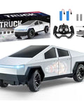 All Terrain 2.4GHz RC Truck for Kids - Totally Rugged Remote Control Car Toy for Boys and Girls Aged 3 to 12, box, accessories
