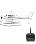RC Seaplane Trainer With Floats Included, 2.4 GHz 1.2m Grab And Go Ready To Fly Aircraft, 4 Channel RTF with remote control
