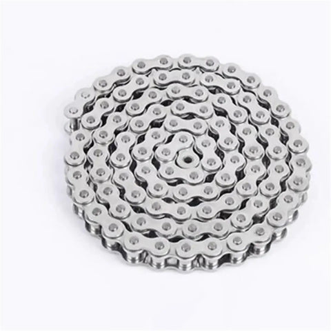 Heavy Duty Industrial 304 Stainless Steel Short Pitch Roller Chain 08B 1.5 M Length For Machinery Drive Sprocket Transmission coiled view