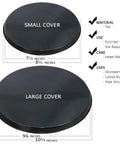 Stovetop Burner Covers For Electric Range Set Of 4 Decorative Lightweight Tin Covers In Stainless Steel Color Conceal Messy Drip Pans