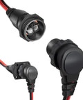 60 Amp Circuit Breaker And Trolling Motor Plug Receptacle Combo For Minn Kota Motors Waterproof Ignition Protected