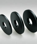 50 Pcs Quarter Inch Fender Washer Black Zinc Plated 1 Inch OD Flat Washers For Screws And Bolts Beefy Heavy Duty Hardware For Automotive