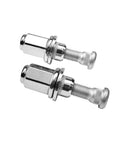 4 Piece M12x1.5 Beefy Chrome Wheel Lug Nut And Stud Set For Toyota Cars Like Corolla Camry Celica 4Runner RAV4 Prius Sienna Yaris GX460 ES300 SC400 And More 9094202049 detail view