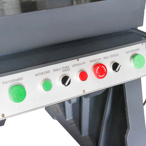 Control panel of 25 Ton Mechanical Punch Press Machine Workhorse For Metalworking And Fabrication, Eccentric C Frame Punch Tool