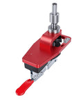 Rock Solid 35Mm Concealed Hinge Drilling Jig With Quick Grip Positioning for detailed cabinet installation.