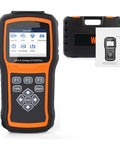 Pro Grade OBD2 Code Reader And Diag Tool With TPMS Learn Tool For Cars Trucks Vans Straight Plug In with user manual and case.