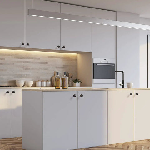 Modern kitchen with Dope Bronze Cabinet Knobs 25 Pack One And A Quarter Inch Round Drawer Knobs For Cabinets And Drawers
