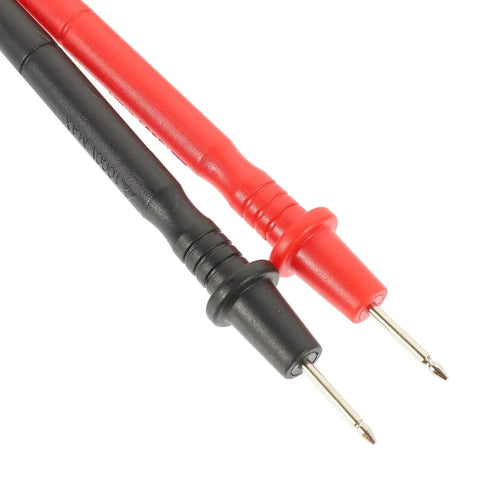 Red and black test probes for Digital Multimeter With Buzzer Three And A Half Digit LCD Display Voltage Current And Resistance Tester
