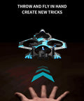 Hand launching Easy To Fly For Kids And Adults Remote Control Plane With Gyro Stabilization Altitude Hold 3D Stunts.