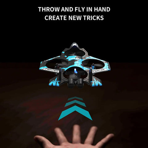 Hand launching Easy To Fly For Kids And Adults Remote Control Plane With Gyro Stabilization Altitude Hold 3D Stunts.