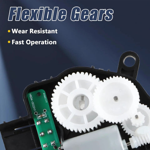 Kick Those Cold Cabin Drafts To The Curb With This Hvac Heater Blend Door Actuator Gear For Dodge Durango And Jeep Grand Cherokee 2011 To 2013 showing flexible, wear-resistant gears and circuit board.