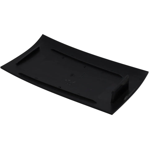 Espresso Machine Water Tank Front Cover Replacement Part For Major Brands, easy install, shown in black angled view