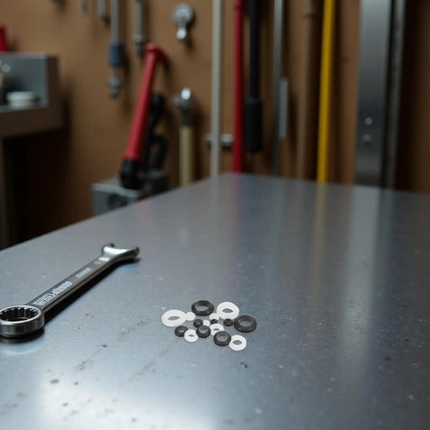 Rock Solid 180 Piece Rubber Grommet Kit With Nylon Washers For Waterproof Cable Sealing And Wire Protection. Perfect For Electrical