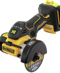 DEWALT 20V MAX XR cordless cut-off tool with brushless motor and compact design