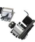 Dead Simple Setup Cnc Rotary Axis Upgrade Fourth A Axis Mounting Kit Utilizing Nema23 Stepper Motor With Rock Solid Three Jaw Chuck