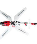 Top view of Three Point Five Channel RC Helicopter With Gyro For Beginners, stable flight characteristics, easy to fly