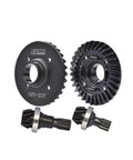 Traxxas RC Steel Differential Gear Beefed Up Upgrade Kit For 1/6 4WD XRT 8S And 1/5 X-MAXX 6S Heavy Duty Ring And Pinion Gear In Black