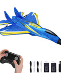 Ready To Fly 2 Channel RC Airplane with Gyro for Kids and Adults Durable EPP Foam Jet Toy, remote, and accessories